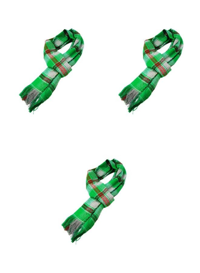 كوفيه عيد الميلاد أخضر 180*30 سم 