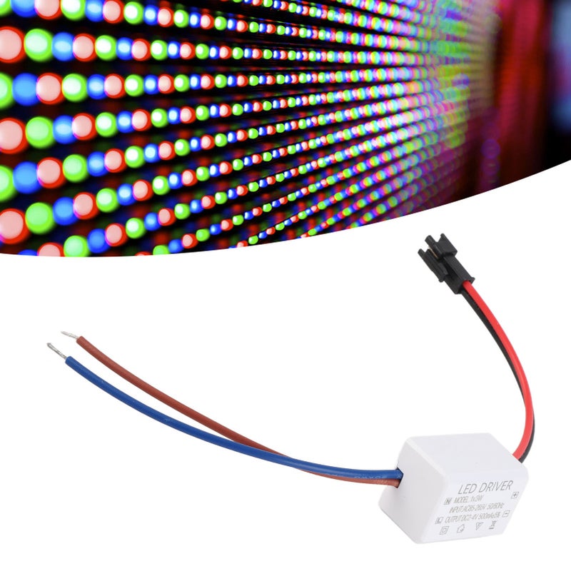 500mA 1X3W LED Driver Power Supply Driver Connector LED Lamp Transformer Input AC95‑265V Output 2‑4VDC - Image 1