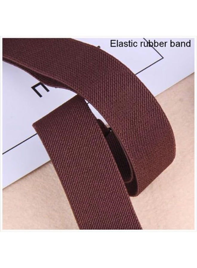 Adjustable elastic waistband without buckle, suitable for jeans, dresses, and trousers; comfortable elastic belt for men and women; invisible buckle-free design; one-piece elastic. - Image 3