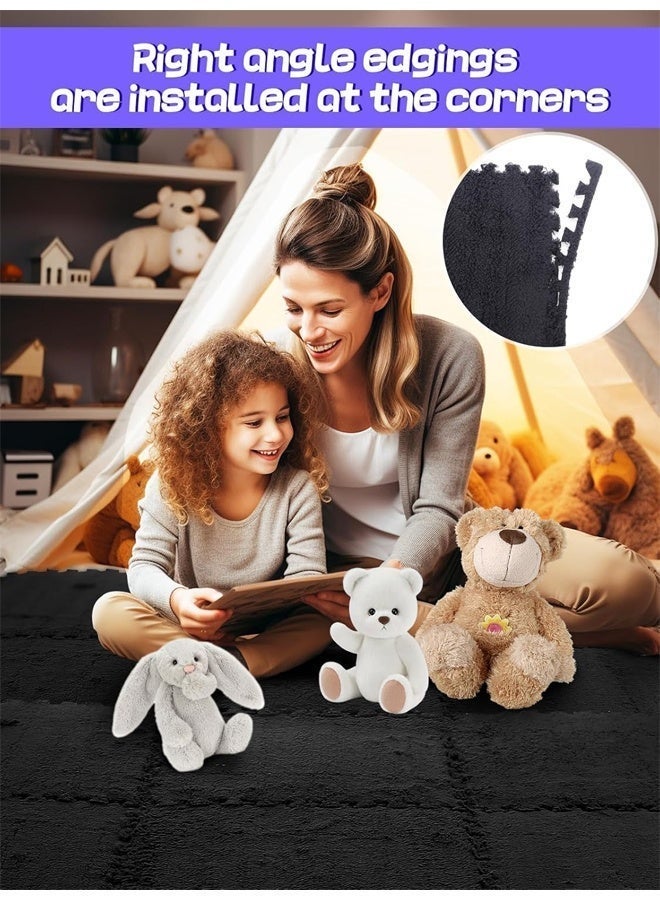 Kids Foam Play Mat,Interlocking  Floor Mats,Soft Plush Foam Baby Floor Mat for Nursery Playroom Gym & Pets,Interlocking Foam Mats,30*30*1cm，6pcs - Image 4