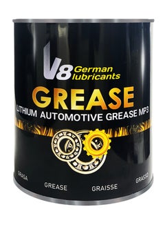 V8 German Lubricants V8 German Lubricants Lithium Automotive Grease MP3 – High-Performance Multipurpose Grease for Vehicles and Machinery (1KG) 