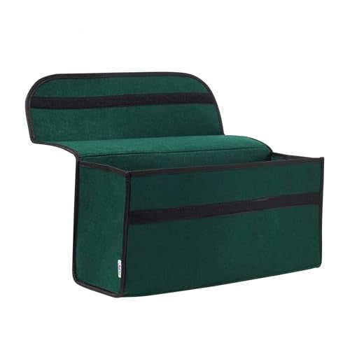 JVCV® Large Car Trunk Boot Organizer, Car Storage and Organizer Anti Slip Car Accessories Organizer for Car, Suv, Sedan, Truck, Minivan Anti Slip Bottom (Large - Green) - Image 4