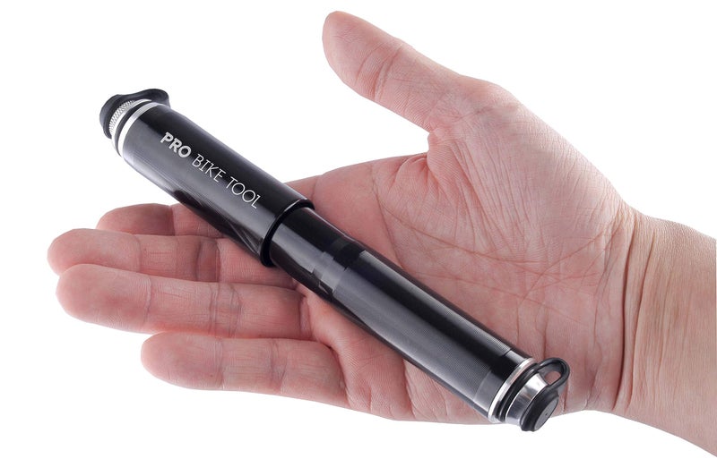 PRO BIKE TOOL Mini Bike Pump - Fits Presta and Schrader Valves - Portable Bicycle Tire Pump - Compact Bike Accessory - Lightweight and Durable Design - Image 4