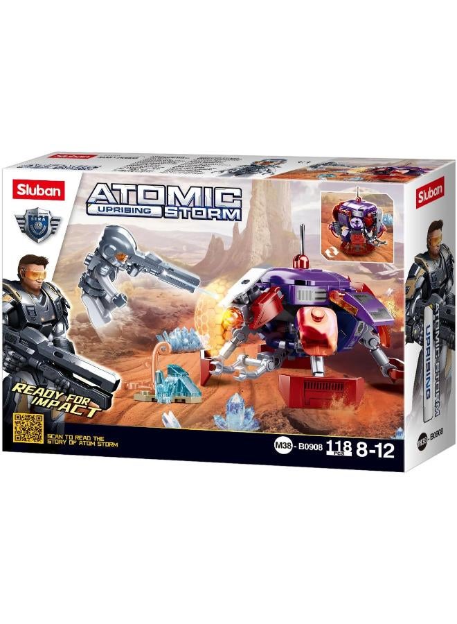 Sluban Atomic Storm(Uprising) Blocks-Command Robot 118Pcs 8+