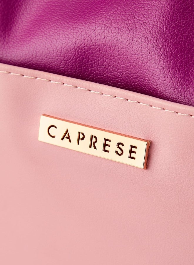 Caprese womens OLLIE S Large FUSHSIA Satchel - Image 4