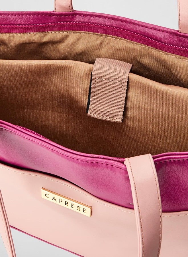 Caprese womens OLLIE S Large FUSHSIA Satchel - Image 5