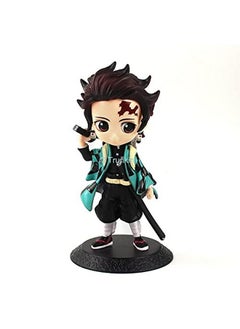 Trunkin Trunkin | Demon Slayer Tanjiro Kamado Kimetsu No Yaiba Action Figure | PVC Multicolor PVC Anime Figurine | Demon Slayer Fans Anime Collectible Model Toy | 15 Cms |  - Image 1
