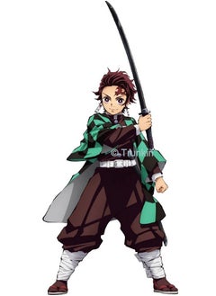 Trunkin Trunkin | Demon Slayer Tanjiro Kamado Kimetsu No Yaiba Action Figure | PVC Multicolor PVC Anime Figurine | Demon Slayer Fans Anime Collectible Model Toy | 15 Cms |  - Image 4