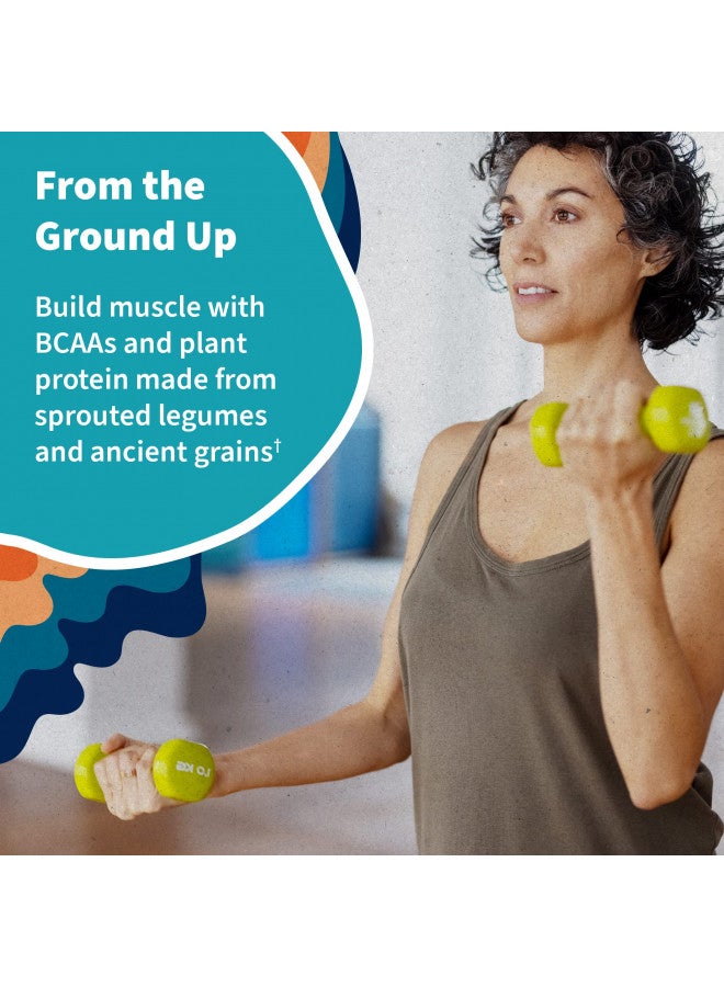 Garden of Life Organic Vegan Unflavored Protein Powder 22G Complete Plant Based Raw Protein And Bcaas Plus - Image 5