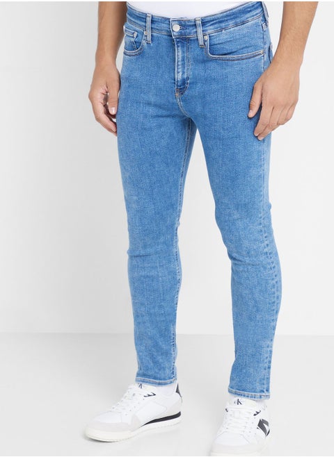 Light Wash Skinny Fit Jeans