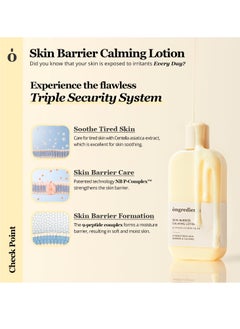 ONGREDIENTS ONGREDIENTS Skin Barrier Calming Lotion | Lightweight Moisturizer for Dry, Sensitive Skin | Centella, 9-Peptide Complex, Glucose, Soothing, Calming, Hydrating | Vegan, Korean Skin Care (2.70 fl Oz)  - Image 3