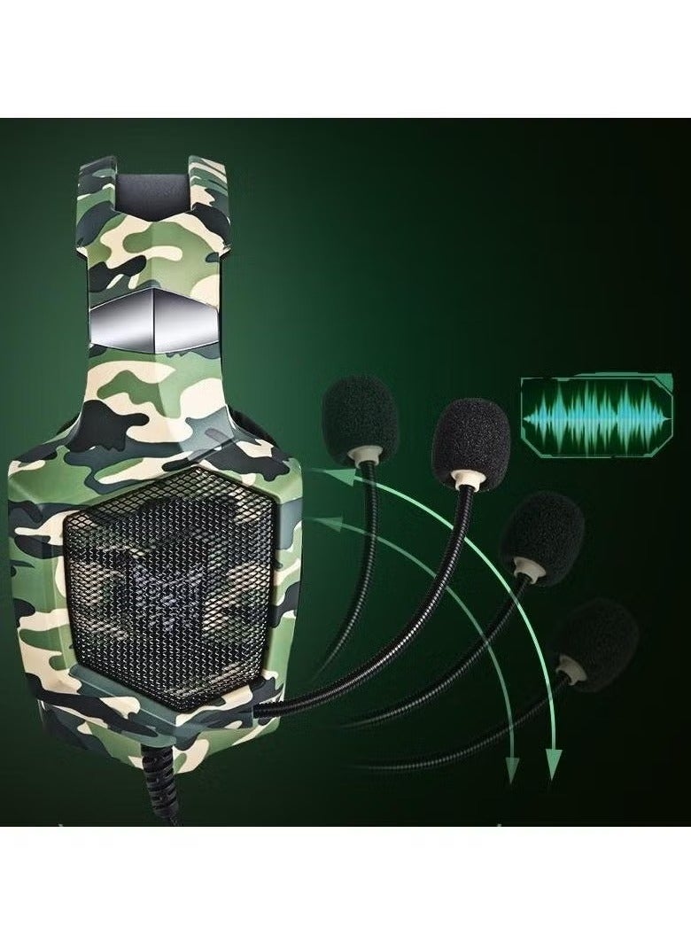 JAJEEK K8 Stereo Wired Over-Ear Gaming Headphones with Mic – Comfortable Noise-Cancelling Headset for PS4, PS5, Xbox One, Xbox Series X/S, Nintendo Switch, PC – High-Quality Sound, Clear Voice Communication, Adjustable Fit, Perfect for Gaming and Streaming - Image 2