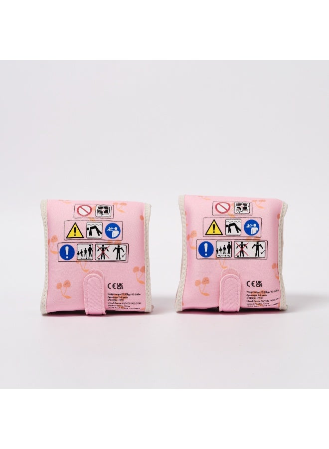 SUNNY LIFE Kids Neoprene Arm Bands – Cotton Candy Cherry | Inflatable Swim Armbands for Kids | Soft, Secure & Comfortable Floaties for Pool, Beach & Summer Water Fun - Image 5