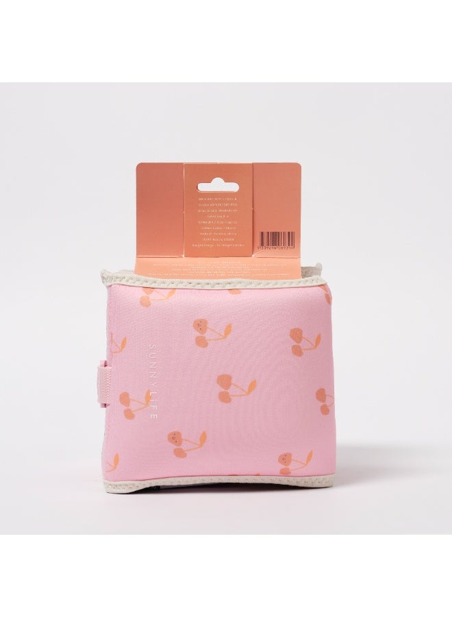 SUNNY LIFE Kids Neoprene Arm Bands – Cotton Candy Cherry | Inflatable Swim Armbands for Kids | Soft, Secure & Comfortable Floaties for Pool, Beach & Summer Water Fun - Image 2