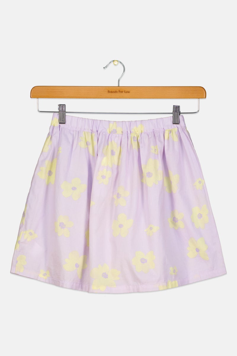 GAP Kids Girl Floral Print Skirt, Multicolor - Image 2