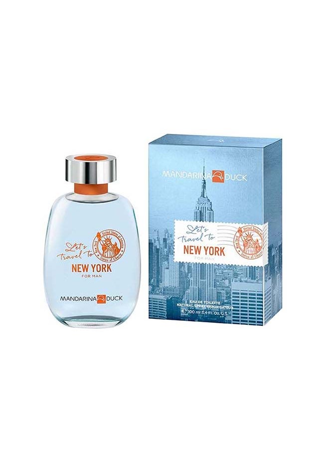 Mandarina Duck دعنا نسافر إلى نيويورك من أجل الرجل M EDT 100ML 