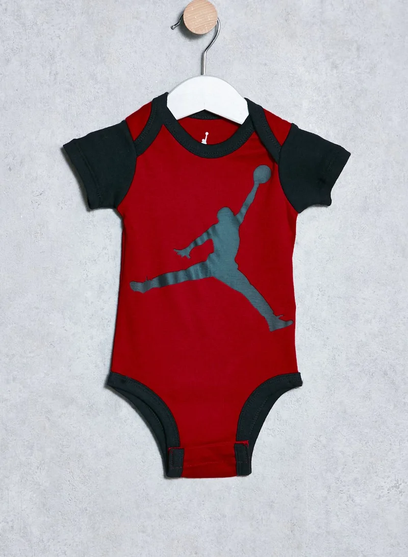 Jordan Infant Jordan Jumpman Romper + Bib + Hat Set