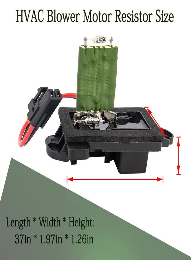 IVONNEY 89019088 Blower Motor Resistor, Blower Fan Speed Resistor Kit with Harness Compatible with Chevy Silverado GMC Suburban Sierra Yukon 2003-2006, Replaces# 973-405, 15-81086, 22807123 - Image 2