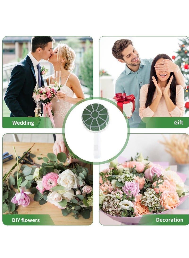 Excefore Wedding Bouquet Holder, 2Pcs Foam Bouquet Holders, Plastic Flower Foam Handle Mud for DIY Bridal Flowers Wedding Decoration, Size L - Image 5