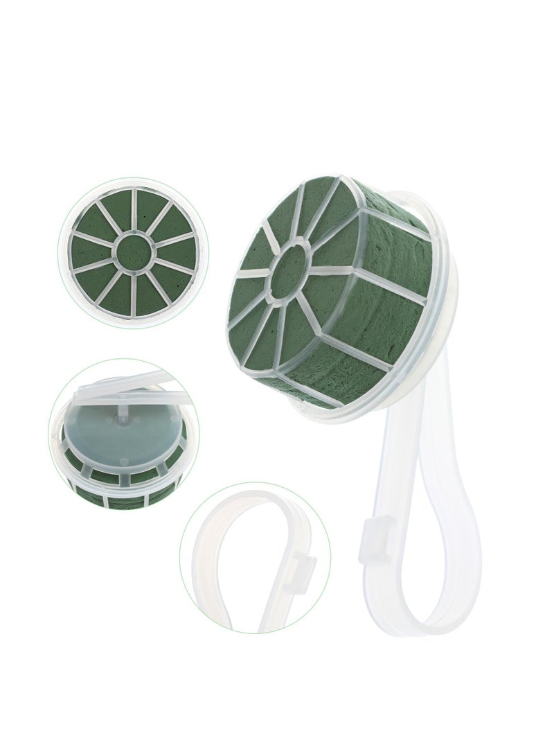 Excefore Wedding Bouquet Holder, 2Pcs Foam Bouquet Holders, Plastic Flower Foam Handle Mud for DIY Bridal Flowers Wedding Decoration, Size L - Image 3