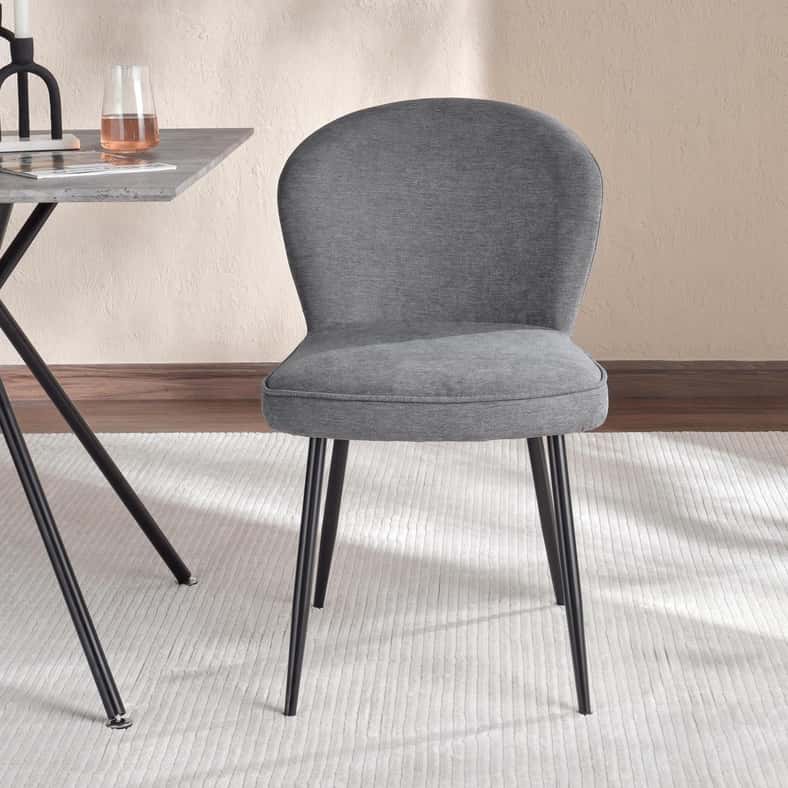 Pan Home كرسي طعام دينا - رمادي للمنزل - Image 2