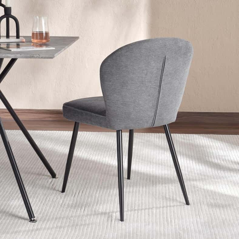 Pan Home كرسي طعام دينا - رمادي للمنزل - Image 3