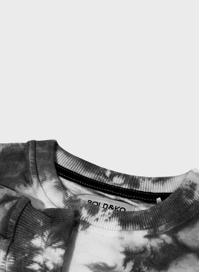 BOLD&KO Kids Tie Dye Sweatshirt  - Image 3