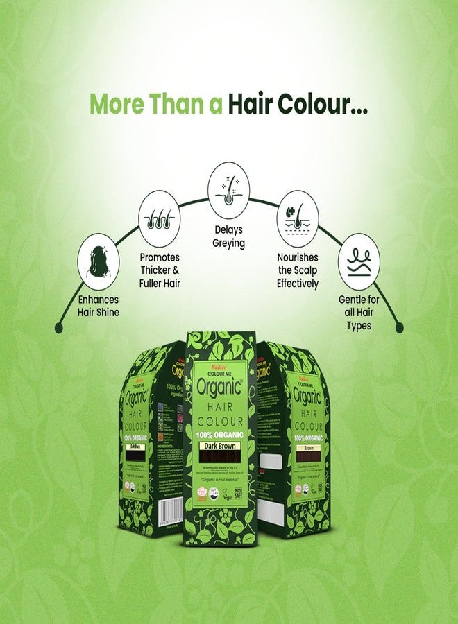 Radico 100% Organic Ammonia free chemical free hair color (Dark Brown & soft black) - Image 5
