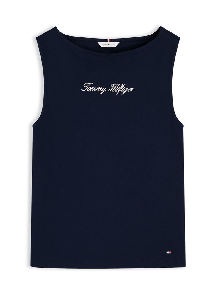 TOMMY HILFIGER Slim Boat Neck Tank Top - Image 5