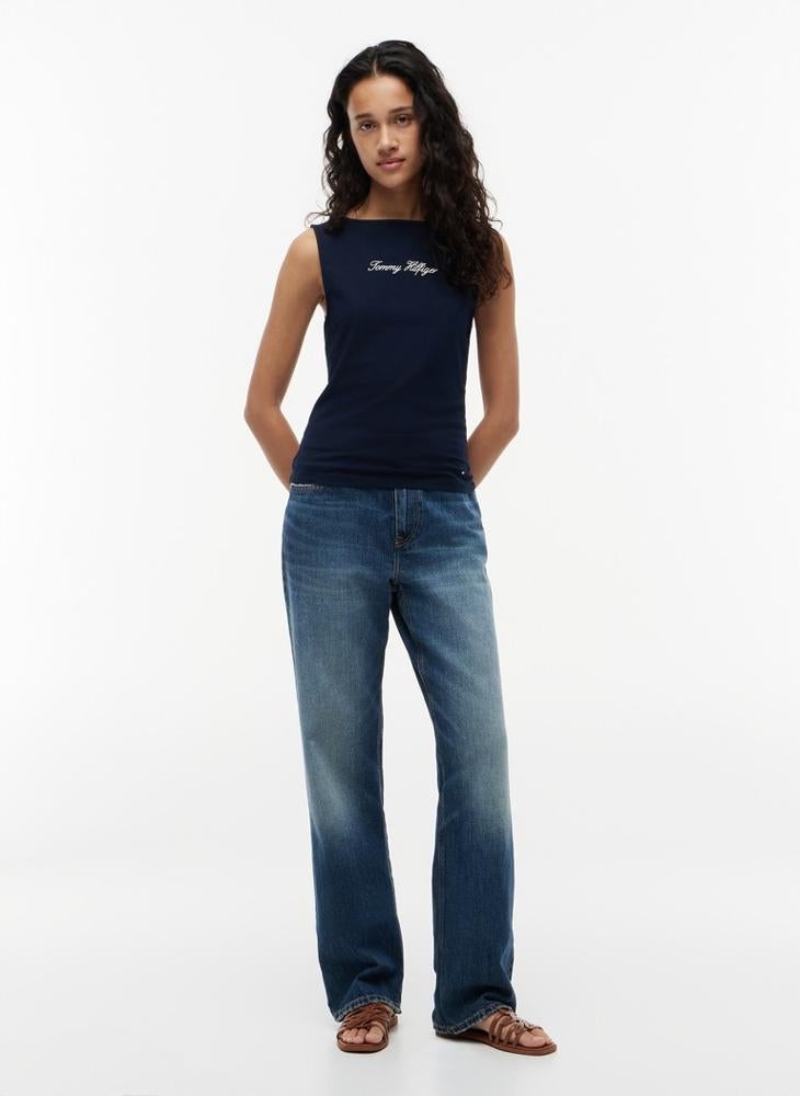 TOMMY HILFIGER Slim Boat Neck Tank Top - Image 4