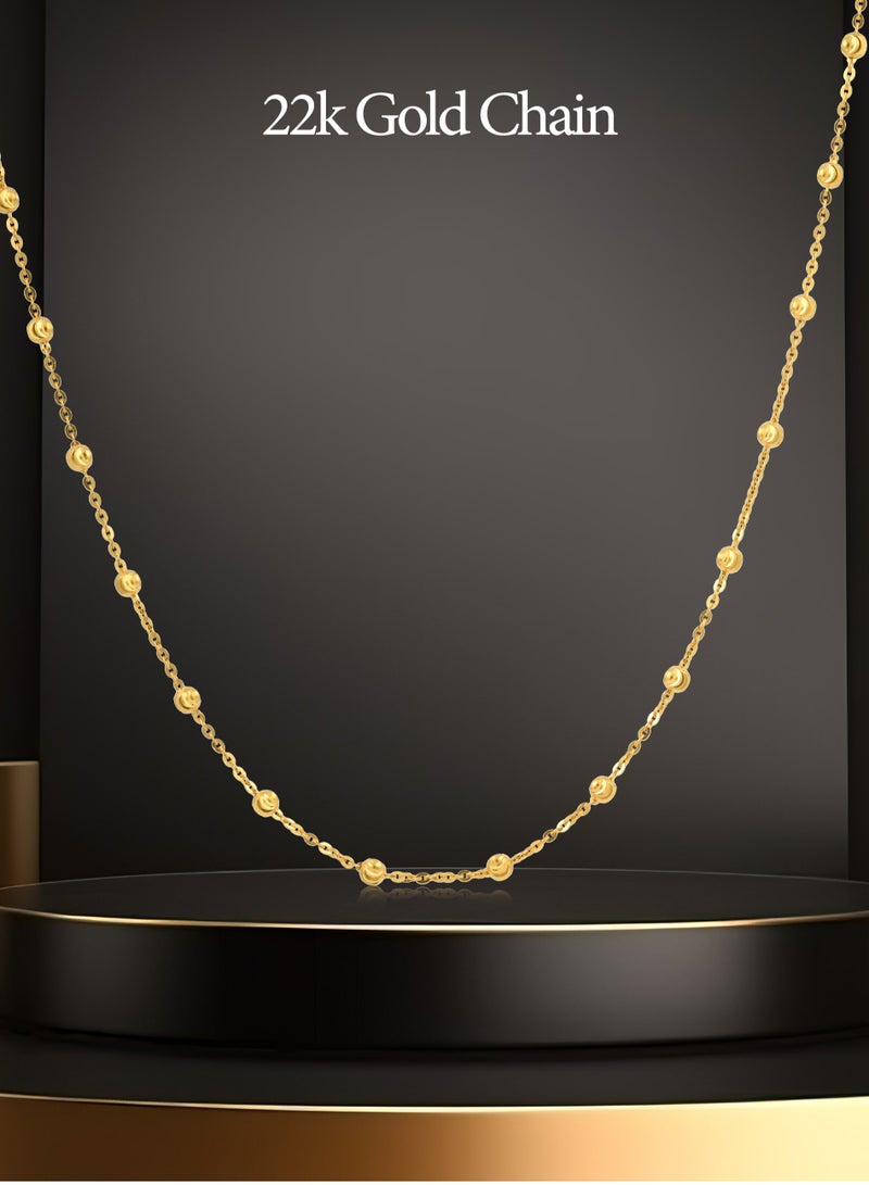 BAFLEH JEWELLERY Timeless Beauty: 22kt Gold Chain for Every Occasion  - Image 4