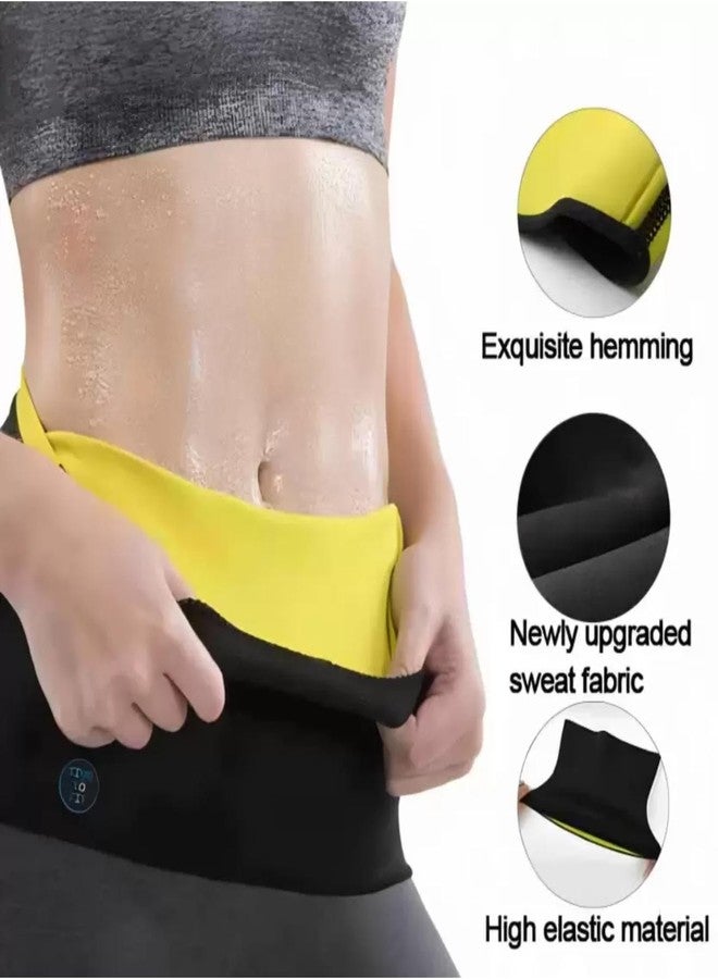 TVM Tummy Shaper for Women & Men Neoprene Body Shaper Belt for Stomach Fitness Belt for Exercise & Workout Black - Image 4