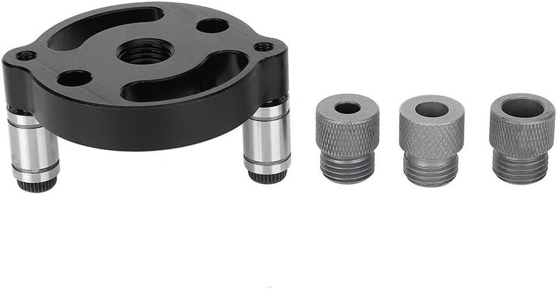 Aluminum Alloy Hole Guide Punch Locator Corrosion Resistant Drill Guide Tool for Woodworking Lovers 3 Drill Sleeves - Image 3