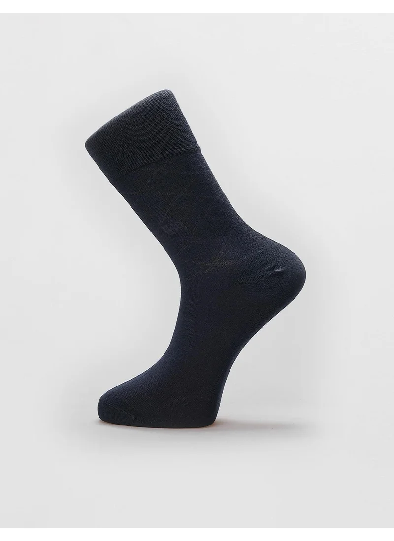 كاباني Set of 6 Boxed Navy Blue Men's Socks