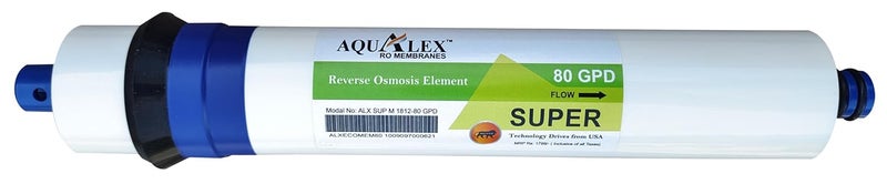 AqualexPokar RO Super 80 GPD RO Membrane Support Upto 1300 TDS Suitable for RO Water Purifier - Image 1