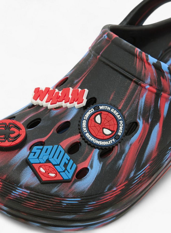 MARVEL Boys Spider-Man Applique Clogs with Backstrap - Image 4