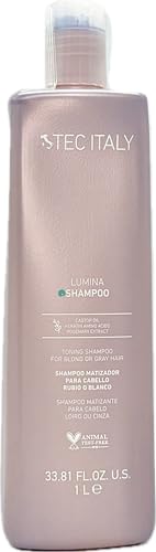 Tec Italy Lumina Shampoo for Blond and Gray Hair 1000ml/33.8oz - Image 3