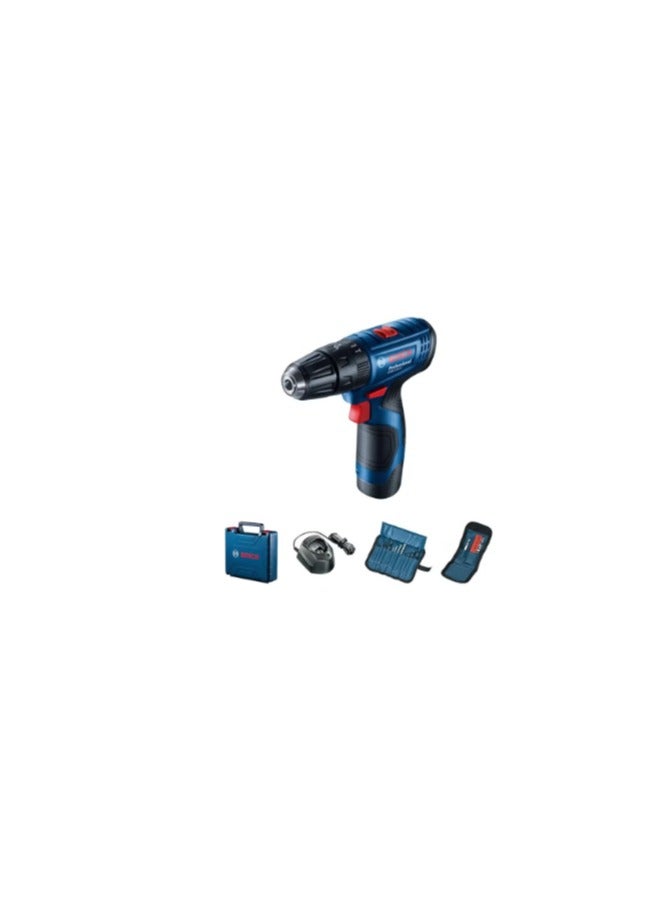 BOSCH GSB 120-Li 2Ah Professional Cordless Impact Drill with Battery and Charger 23-Piece Set