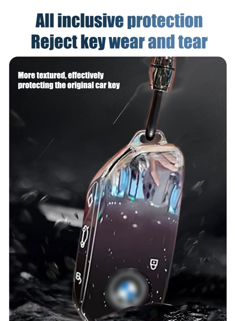بي إم دبليو حامي مفتاح السيارة ، مناسب لمفاتيح سيارة بي ام دبليو الجديدة ، مفاتيح السيارة الملفوفة بشكل مثالي ، مقاومة للسقوط ، عالية الجودة ، عصرية. - Image 3
