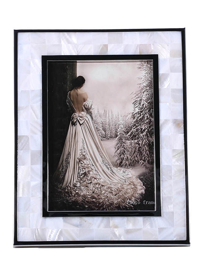 NIBEMINENT Photo Frame With White Shell Multicolour 6.4 X 0.4 8.3inch - Image 1