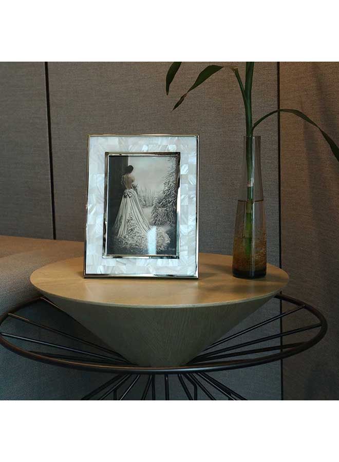 NIBEMINENT Photo Frame With White Shell Multicolour 6.4 X 0.4 8.3inch - Image 3