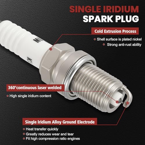 KacuYelin UF270 Ignition Coil Pack and Iridium Spark Plugs Set of 8 Compatible with 2000 2001 2002 2003 2004 2005 2006 2007 Dodge Durango Ram 1500 Dakota Jeep Grand Cherokee 4.7 V8,Replace# 5C1114, 56028138 - Image 4