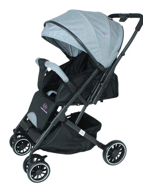 Lightweight Travel Baby Stroller Two Way Compact Easy One-Hand Folding And Multi-Position Adjustable For Newborn with 5-Point Safety Harness