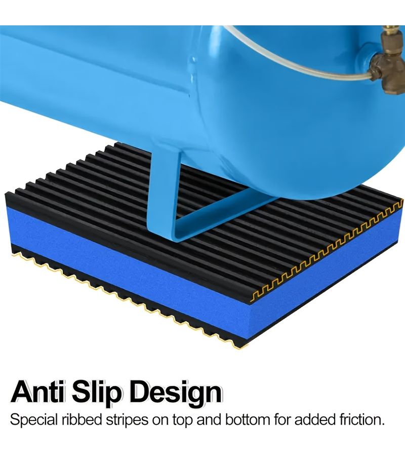 Heavy Duty Vibration Pads 4pcs 1.97 Inch for Air Compressor Washer HVAC - Image 4