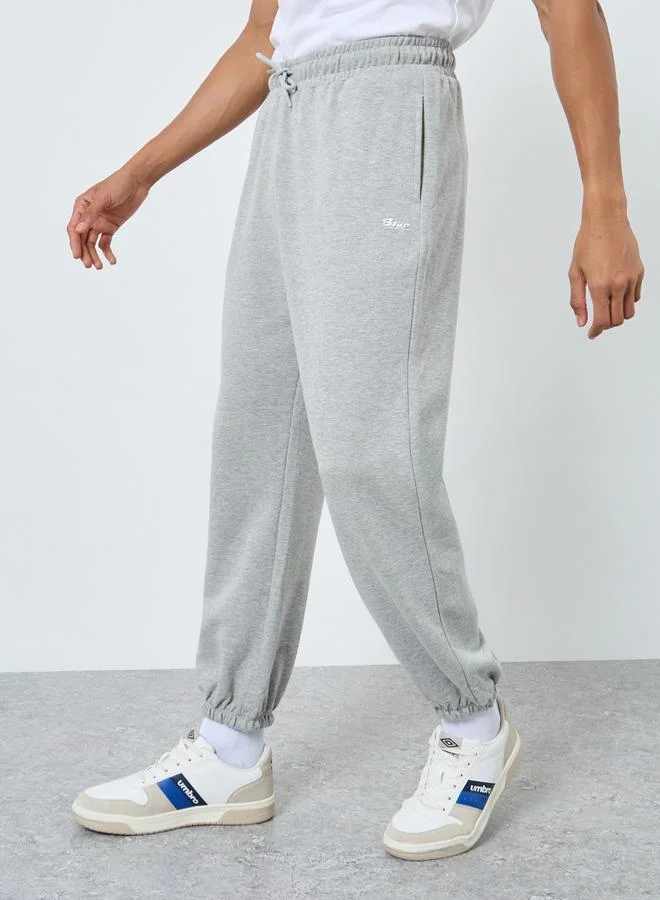 ستايلي جوغر واسع للرجال مع رباط