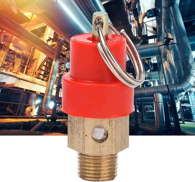 3 Pack 8KG Brass Safety Relief Valve G1 4 Thread For Air Compressor Pressure Release - Image 4