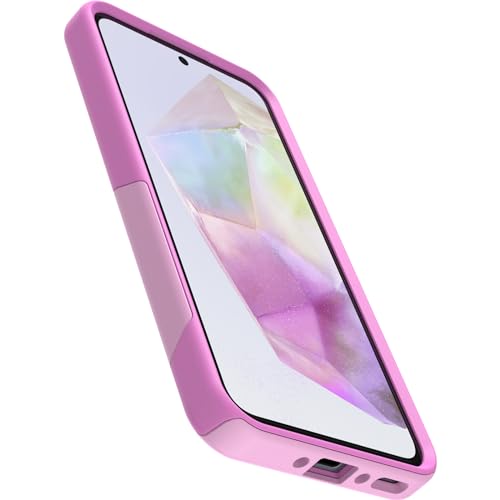OtterBox Samsung Galaxy A35 5G Commuter Series Lite Case Run Wildflower Pink Slim Tough PocketFriendly with Open Access to Ports and Speakers no Port Covers - Image 3