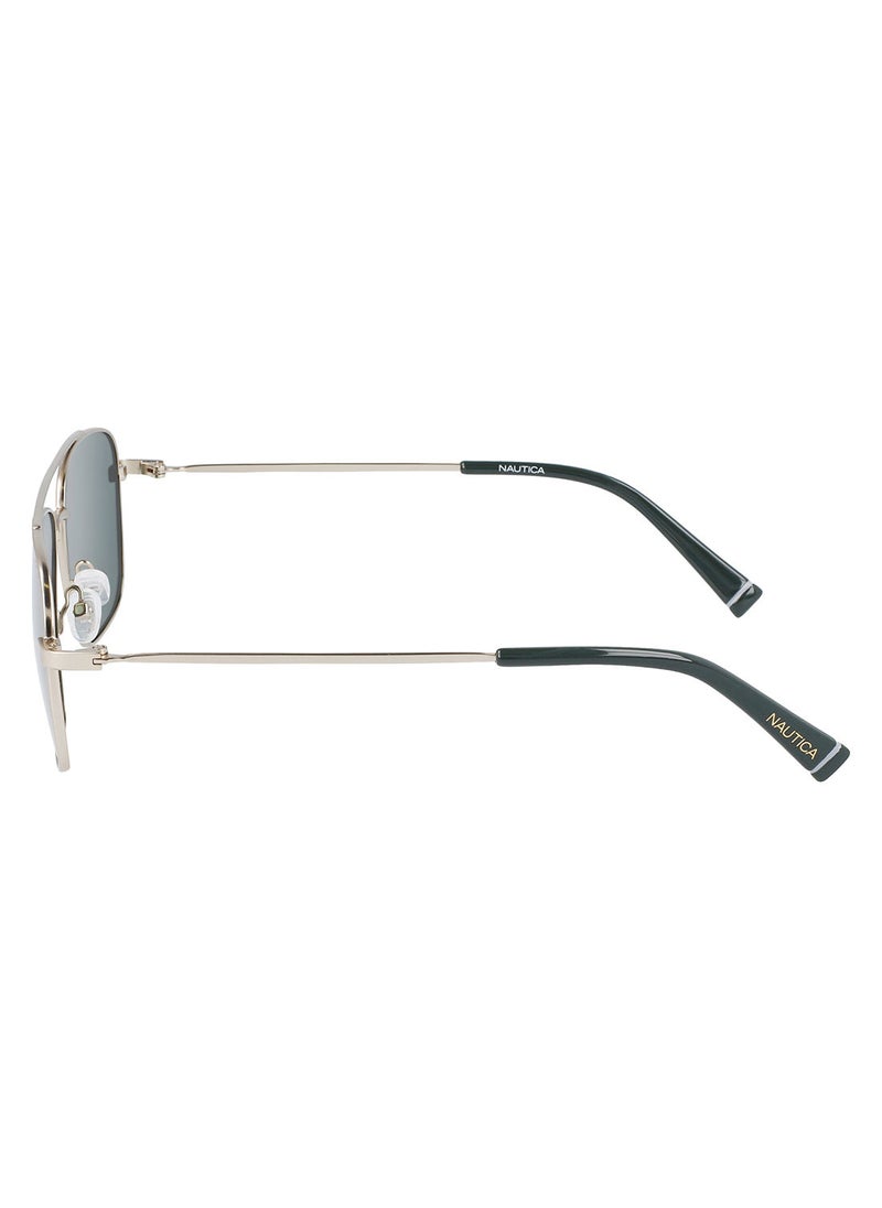 NAUTICA إطار معدني كامل من Navigator NAUTICA SUN N4649SP 5517 (712) باللون الذهبي غير اللامع  - Image 4