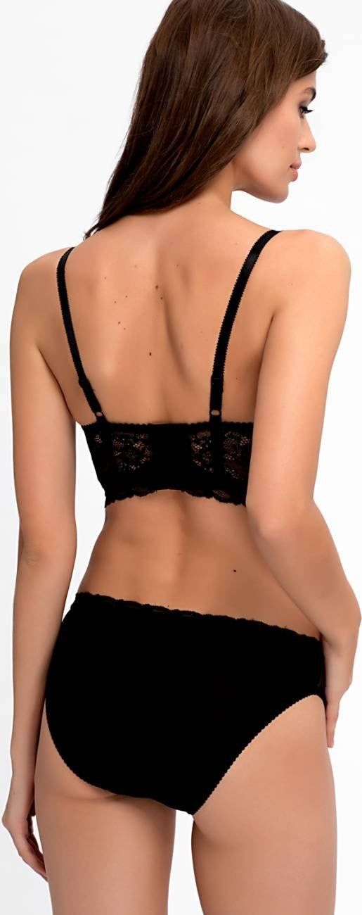 Ayyıldız 564 Black Push-Up Bralet Set  - Image 2