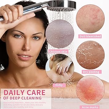Prasacco 3 Pcs African Exfoliating Net Sponges Exfoliating Back Scrubber for Shower Long African Exfoliating Net Washcloth Body Shower Loofahs Cloth Body Back Scrubber for Women Men PurplePinkYellow - Image 4